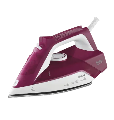 مكواه بخار بيكو 2600 وات احمر SIM 3126 R