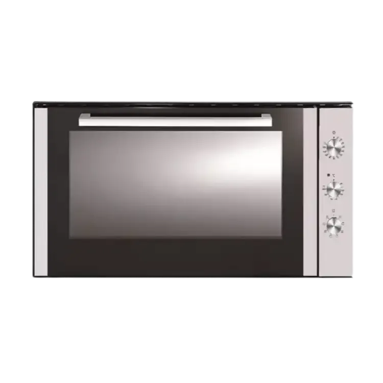 فرن غاز بلت ان بشواية كهرباء فريش GEOFR90CMS، مقاس 90 سم، 110 لتر، ستانلس ستيل - Fresh- 500009645