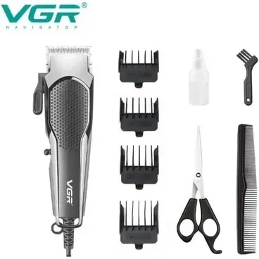 ماكينة حلاقة كهربائية للرجال في جي ار، استخدام جاف، أسود، V-130