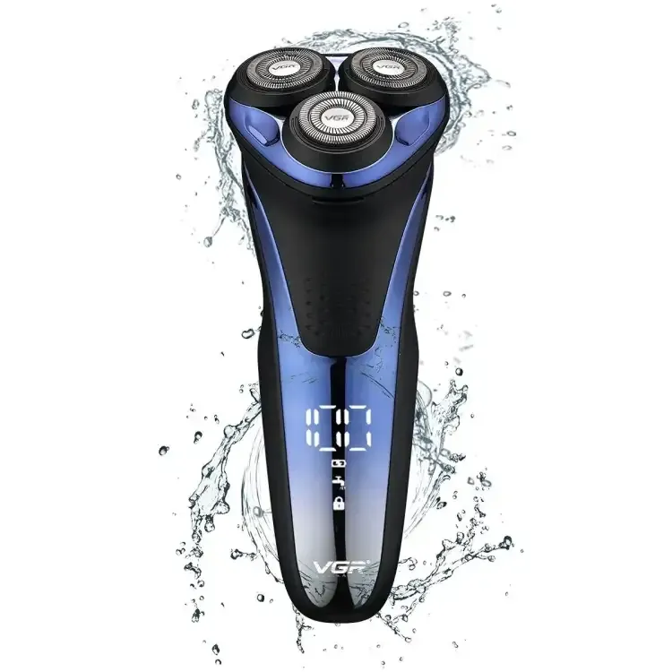 ماكينة حلاقة دوارة في جي ار، أزرق - V-306