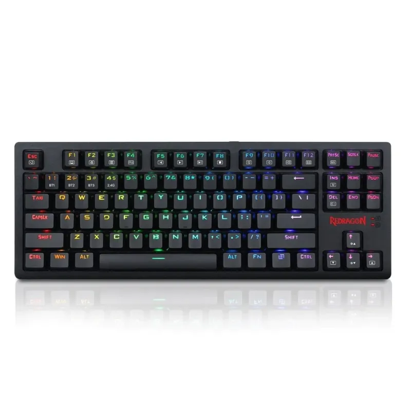 لوحة مفاتيح الألعاب الميكانيكية Redragon ، سوداء -K598