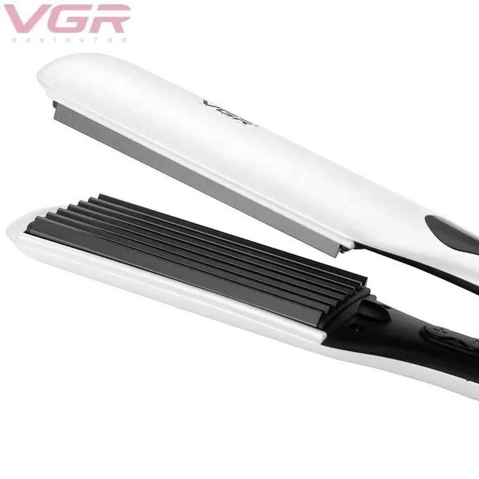 VGR V-557 تقنية التسخين السريع الاحترافية للشعر الموحد، 100 درجة مئوية إلى 230 درجة مئوية، درجة حرارة قابلة للتعديل مع شاشة LED، سلك دوار 360 درجة