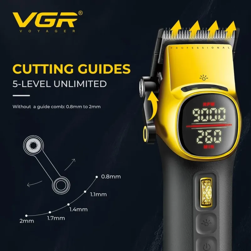 مجموعة حلاقة V-885 S2 طقم قص محترف للرجال من vgr