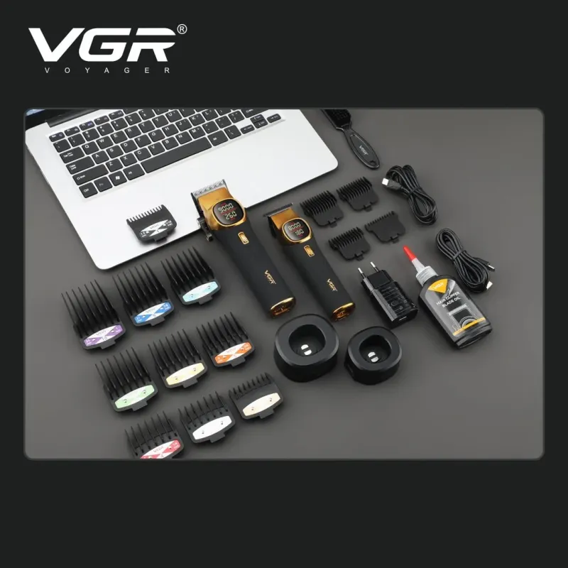مجموعة حلاقة V-885 S2 طقم قص محترف للرجال من vgr