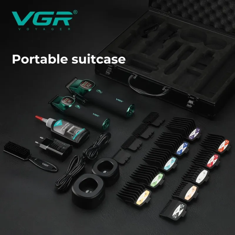 مجموعة حلاقة V-885 S2 طقم قص محترف للرجال من vgr