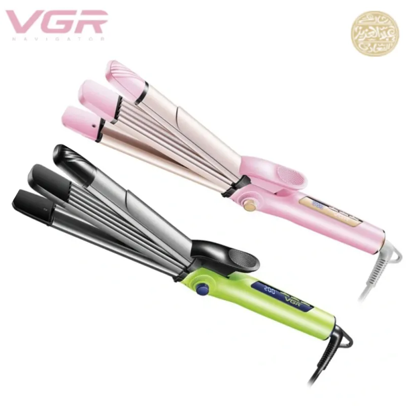 مكواة فرد الشعر الاحترافية VGR V-570 متعدده الاستخدامات 4 في 1
