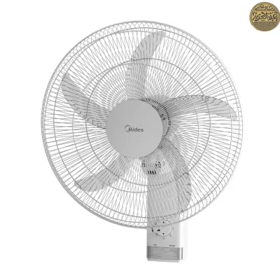 مروحة حائط ميديا 18 بوصه بشبك معدني أبيض FW45-25M-W