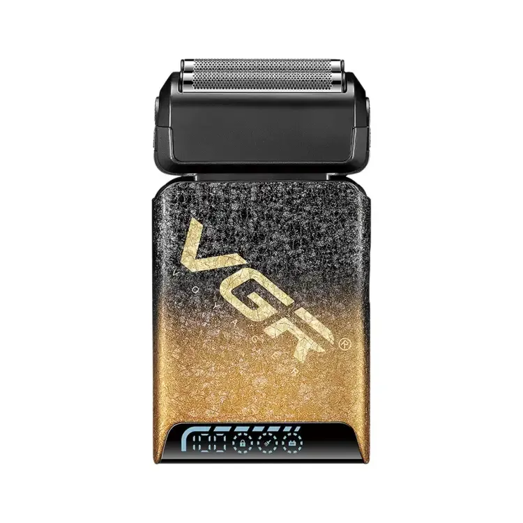 ماكينة حلاقة  احترافية V-374 من في جي ار مع قابلة للشحن مع كابل USB (اسود)
