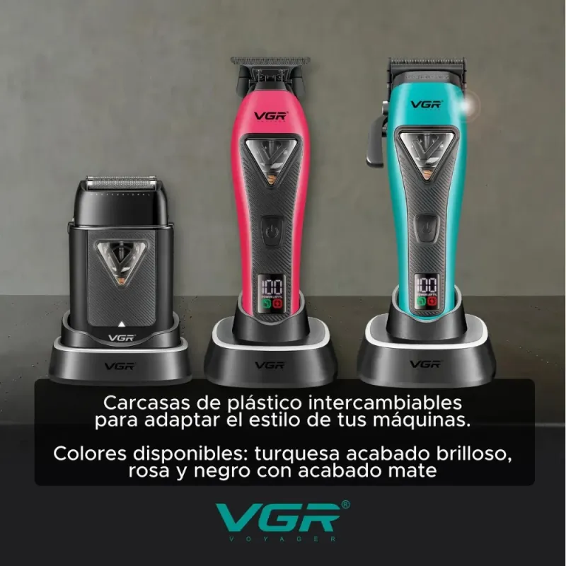 مجموعة قص الشعر الاحترافية 3 في 1، VGR V-035 S3