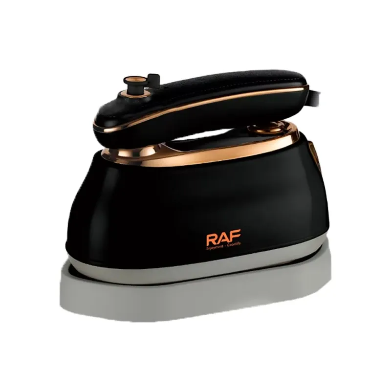 (ضمان 3 سنوات) مكواة بخار صغيرة محمولة للسفر من طراز RAF R.1142H - مكواة بخار يدوية صغيرة دوارة بزاوية 180 درجة