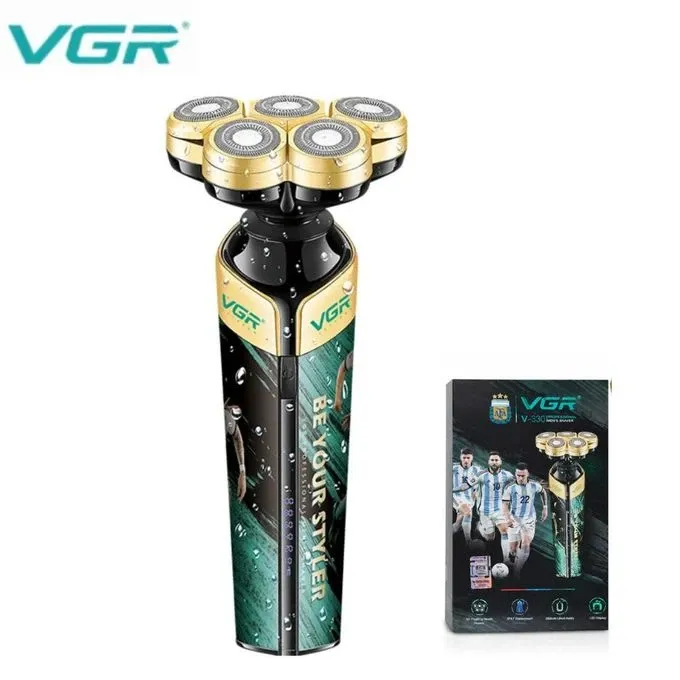 ماكينة حلاقة اللحية الاحترافية VGR V330، ماكينة حلاقة كهربائية مقاومة للماء، ماكينة حلاقة  لإزالة الشعر