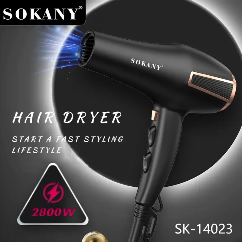 مجفف شعر سوكاني 2800 وات اسود SK-14023