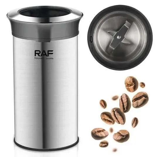 مطحنة القهوة والتوابل والبذور الكهربائية من RAF – موديل R-7125