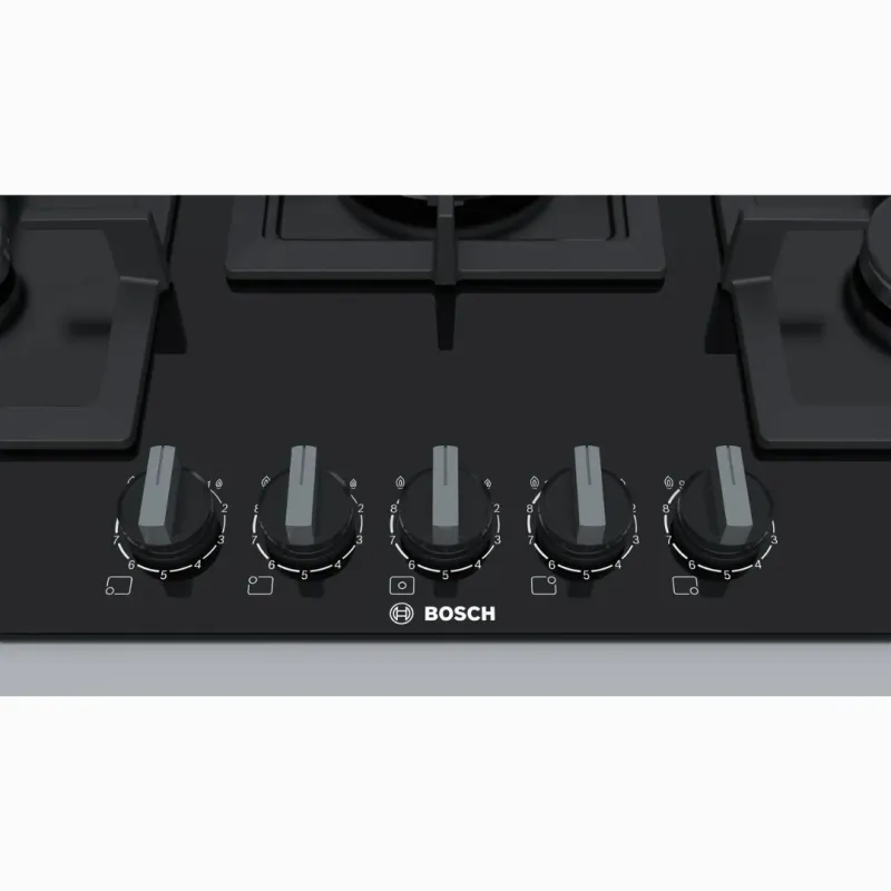 Bosch مسطح غاز مع تحكمات مدمجة 75 سم من بوش PPQ7A6B20