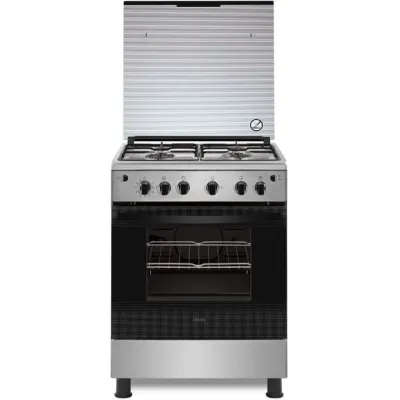 بوتاجاز غاز استانلس ستيل من زانوسي ZCG622A6XA - 4 شعلات - 60 سم - فضي
