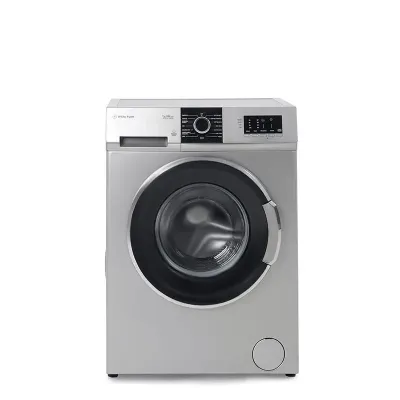 غسالة ملابس وايت بوينت فول اوتوماتيك، تحميل امامي، 7 كجم، فضي - WPW71015DSWS INV