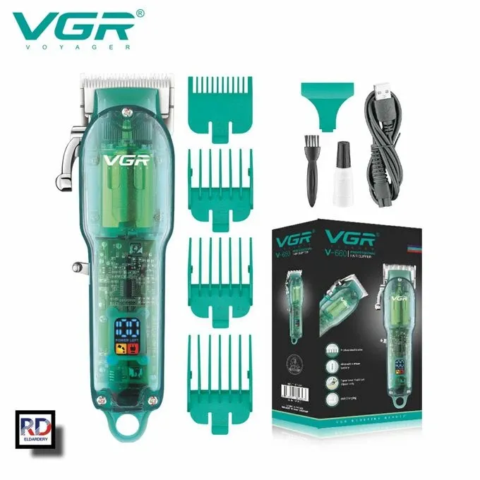 VGR ماكينة حلاقه الشعر الاحترافية القابلة لإعادة الشحن V-660