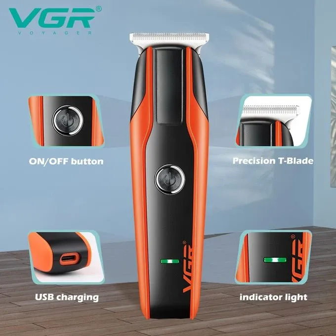 VGR ماكينة حلاقه الشعر الاحترافية القابلة لإعادة الشحن V-999