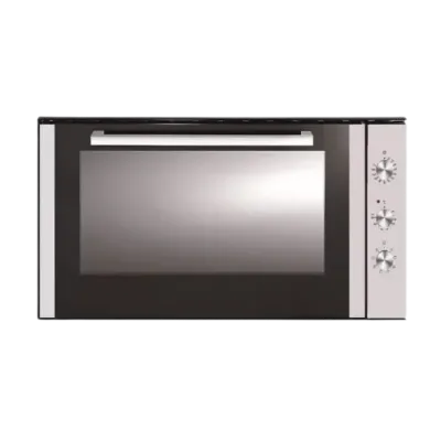 فرن غاز بلت ان بشواية كهرباء فريش GEOFR90CMS، مقاس 90 سم، 110 لتر، ستانلس ستيل - Fresh- 500009645