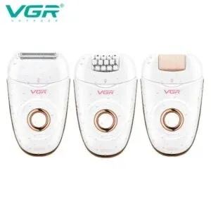 ماكينة إزالة الشعر VGR V-739 القابلة لإعادة الشحن للنساء