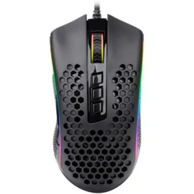 Redragon ماوس الألعاب M808 Storm خفيف الوزن RGB، هيكل قرص العسل فائق الخفة