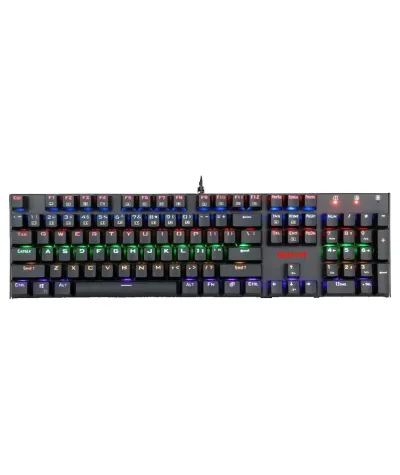 لوحة مفاتيح الألعاب الميكانيكية السلكية Redragon ، سوداء - K565R