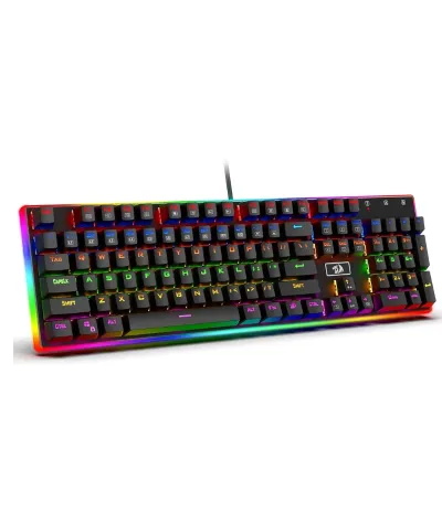 كيبورد العاب ميكانيكال كالي من ريدراجون K577R - مفاتيح حمراء (اسود)، USB