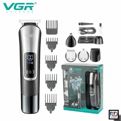 ماكينة حلاقة كهربائية احترافية v-111- قابله للشحن للرجالVGR -5 in 1
