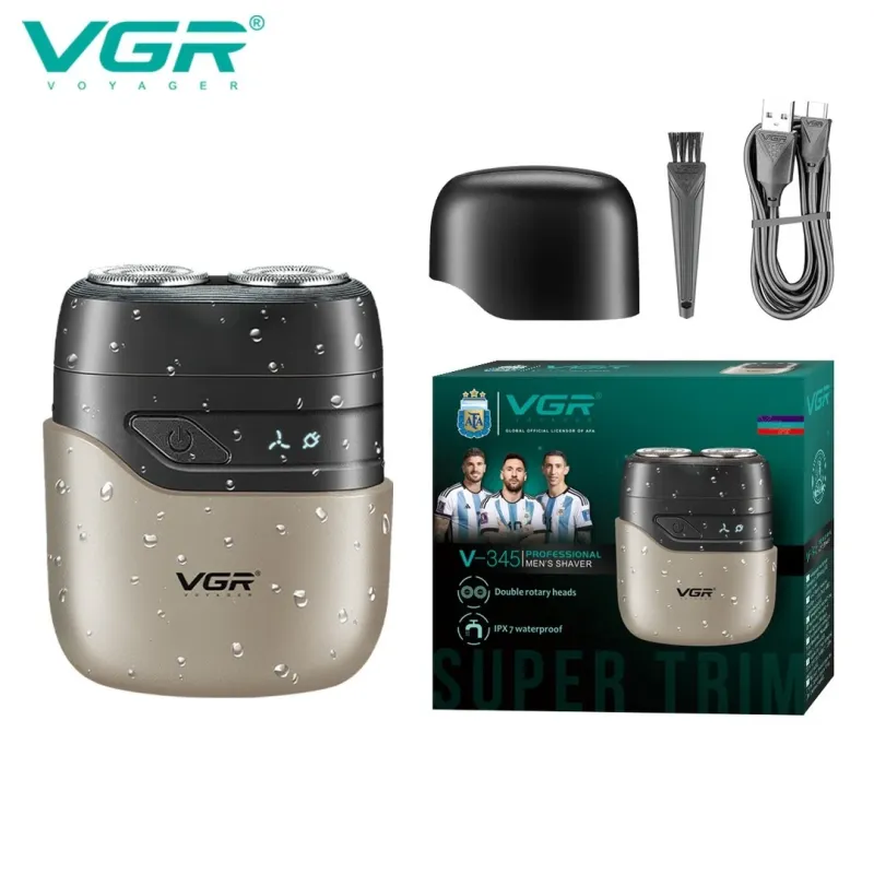 vgr ماكينة حلاقة الذقن في جي ار اللاسلكية للرجال - V-345