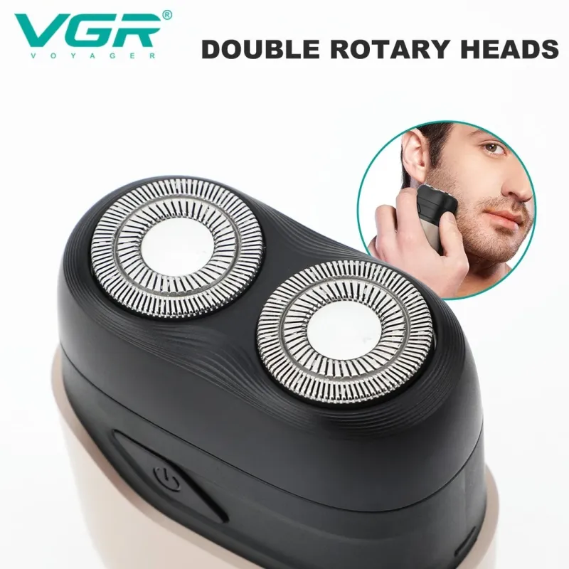 vgr ماكينة حلاقة الذقن في جي ار اللاسلكية للرجال - V-345
