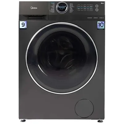 ميديا انفرتر غسالة 9 كجم 1400 دورة في الدقيقة تحميل أمامي رمادي MF200W90B-TTC