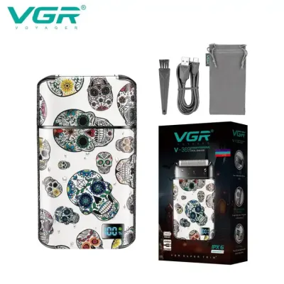ماكينة حلاقة الذقن في جي ار اللاسلكية للرجال،- v-369