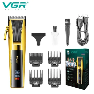 ماكينة قص الشعر VGR الاحترافية القابلة لإعادة الشحن v-177