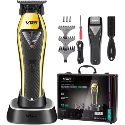 VGR V-994  - ماكينة حلاقة كهربائية احترافية. قابله للشحن للرجال