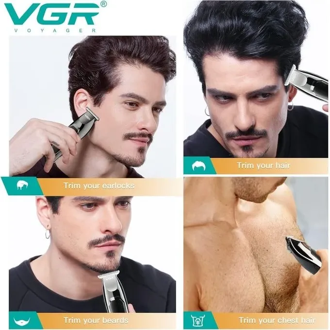 VGR V-030 ماكينة حلاقة شعر قابلة للشحن
