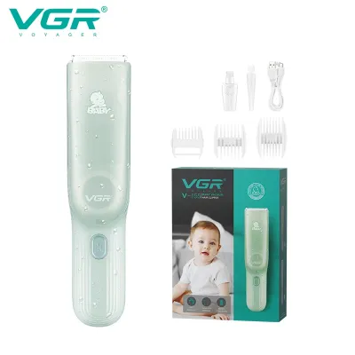 ماكينة قص شعر الأطفال VGR V-155 الاحترافية منخفضة الضوضاء بشفرات سيراميك