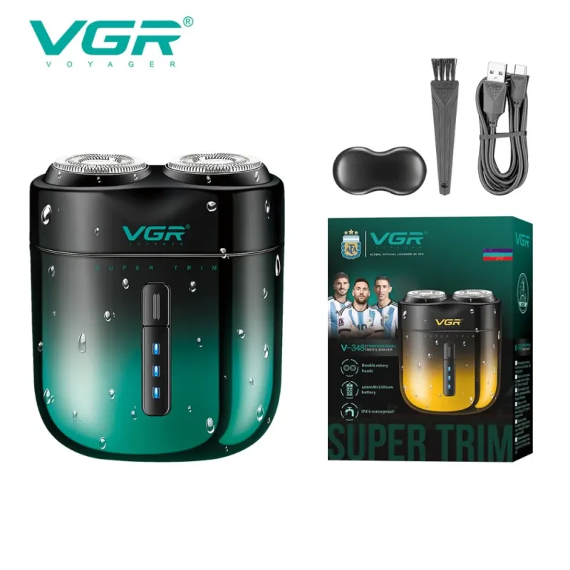 ماكينة حلاقة صغيرة احترافية للرجال v-348  مقاوم للماء VGR