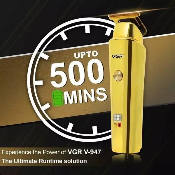 VGR ماكينة حلاقة كهربائية لاسلكية قابلة لاعادة الشحن ضد الماء V-947