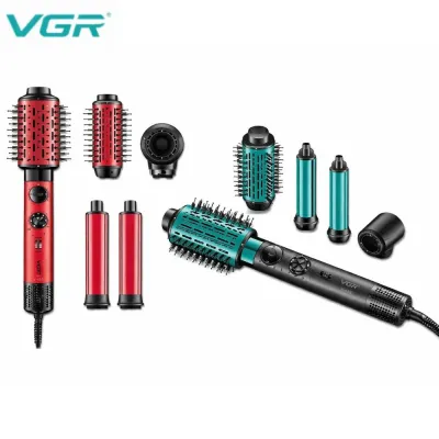 فرشة الشعر VGR V-485 (5 في 1)  هي جهاز تصفيف شعر متعدد الاستخدامات بيجمع بين السيشوار والفرشة في جهاز واحد