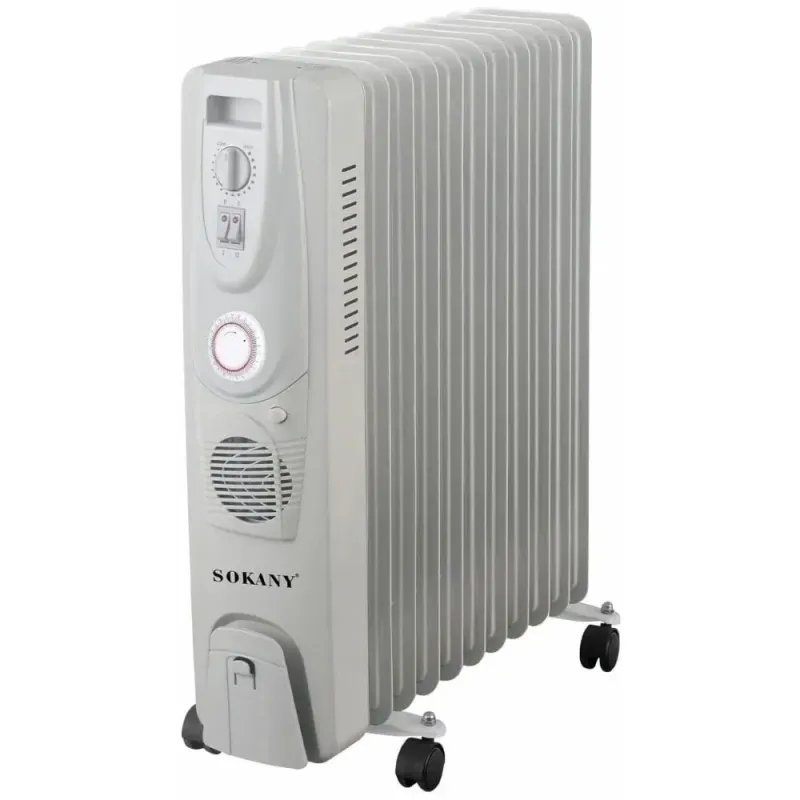دفاية زيت سوكاني، 2900 وات، 11 ريشة، ابيض - SK-18023-11