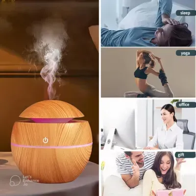 فواحة العطور العصرية بتصميم القبة الخشبية الدائرية لمكاتب العمل والمنازل
