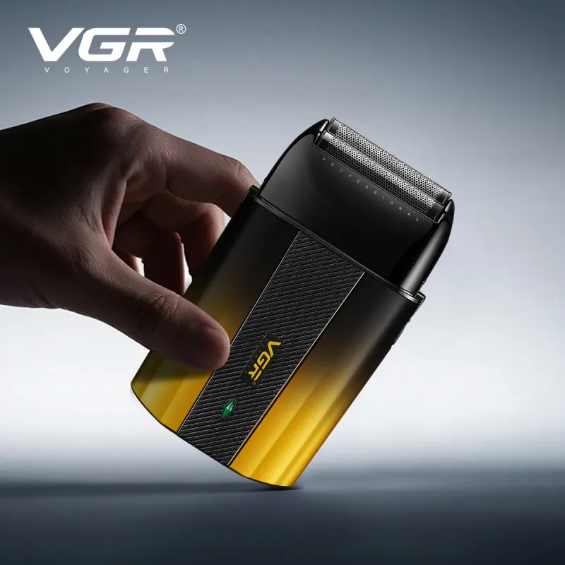 ماكينة حلاقة الشعر والتنعيم الاحترافية VGR V-883S (بمحرك BLDC 8500 دورة في الدقيقة غطاء إضافي)
