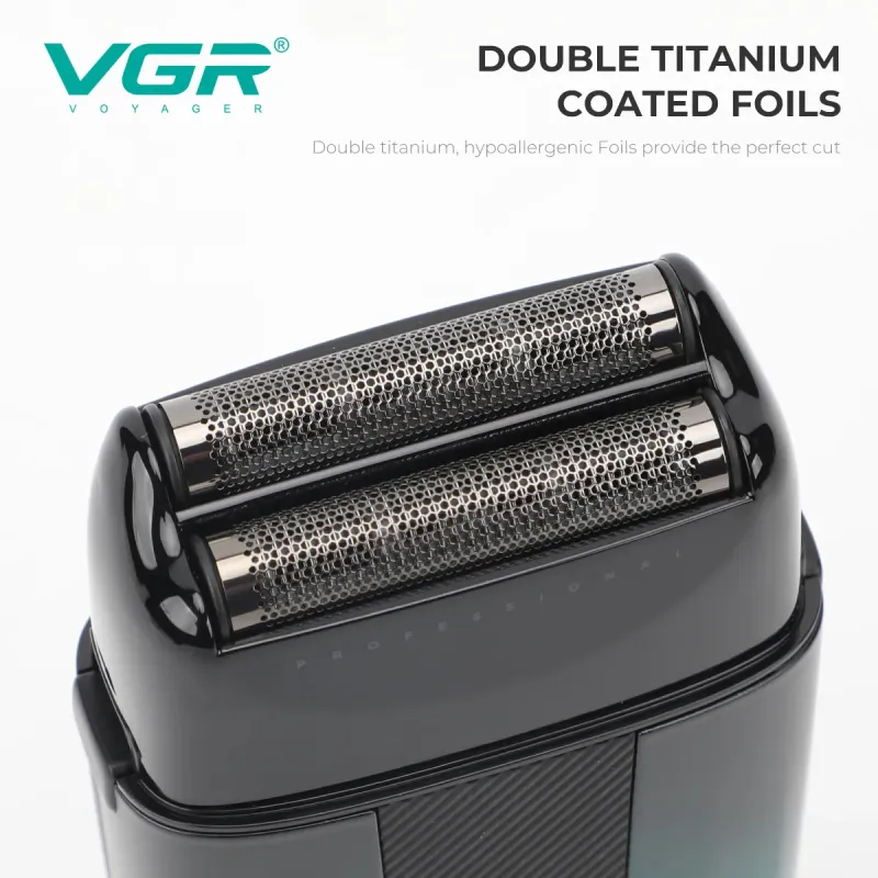 ماكينة حلاقة الشعر والتنعيم الاحترافية VGR V-883S (بمحرك BLDC 8500 دورة في الدقيقة غطاء إضافي)