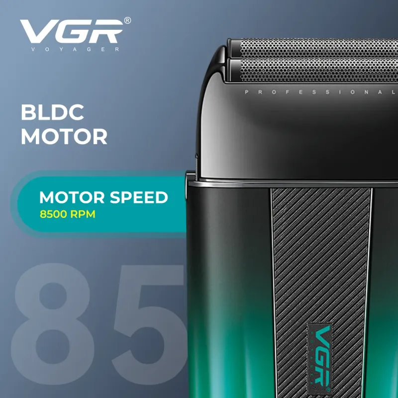 ماكينة حلاقة الشعر والتنعيم الاحترافية VGR V-883S (بمحرك BLDC 8500 دورة في الدقيقة غطاء إضافي)