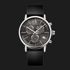 ساعة يد كرونوغراف مقاومة للماء طراز K7627107 - قياس 42 مم - لون أسود للرجال