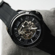 ساعة يد رجالية من جس ، أنالوج ، بقرص أسود- W1178G2.0