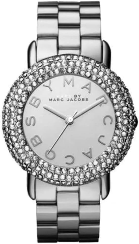 ساعة Marc by Marc Jacobs MBM3190 Marci Analog Display كوارتز فضية للنساء