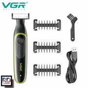 VGR ماكينة حلاقه الشعر الاحترافية القابلة لإعادة الشحن V-017