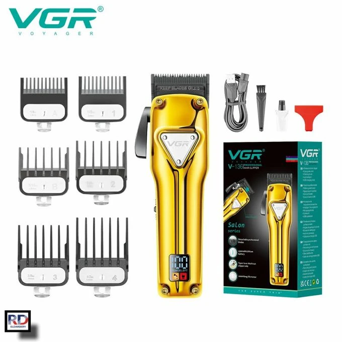 VGR ماكينة حلاقه الشعر الاحترافية القابلة لإعادة الشحن V-136