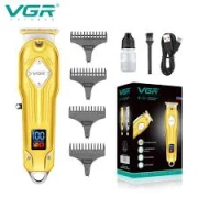 ماكينة قص الشعر الاحترافية VGR، ذهبي - V-261